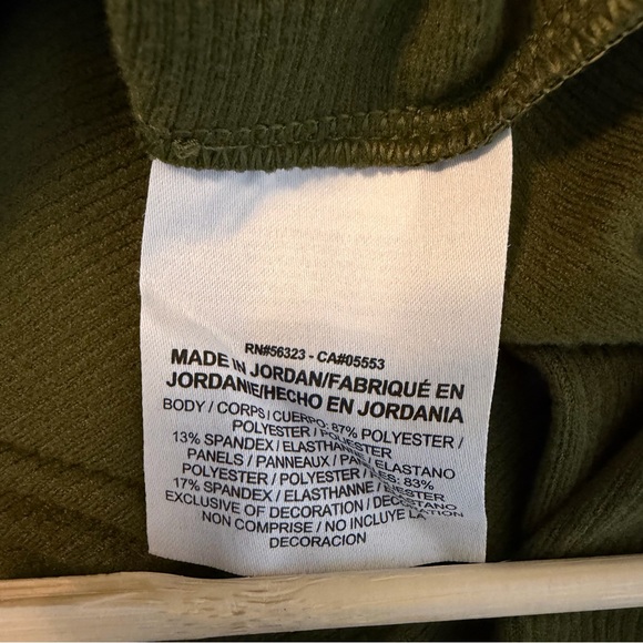 Nike Pro Hyperwarm Thermal Training Top Olive Green Textured Performance Medium - Picture 5 of 8